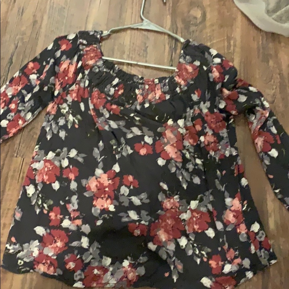 Off the shoulder shirt